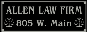 Sponsor Logo for Allen Law Firm
