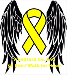 Woodford Co. Suicide Awareness Group 5k run/walk for Hope