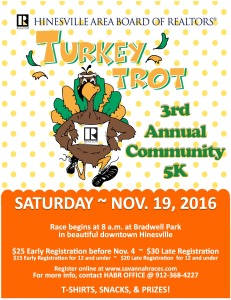 Turkey Trot Hinesville Area Board of REALTORS