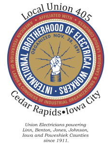 Sponsor Logo for IBEW Local 405