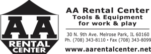 Sponsor Logo for AA Rental Center