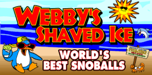 Sponsor Logo for Webby's Shaved Ice