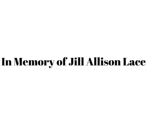 Sponsor Logo for In Memory of Jill Allison Lace