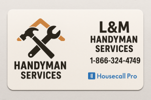 Sponsors Logo for L&M Handyman Services