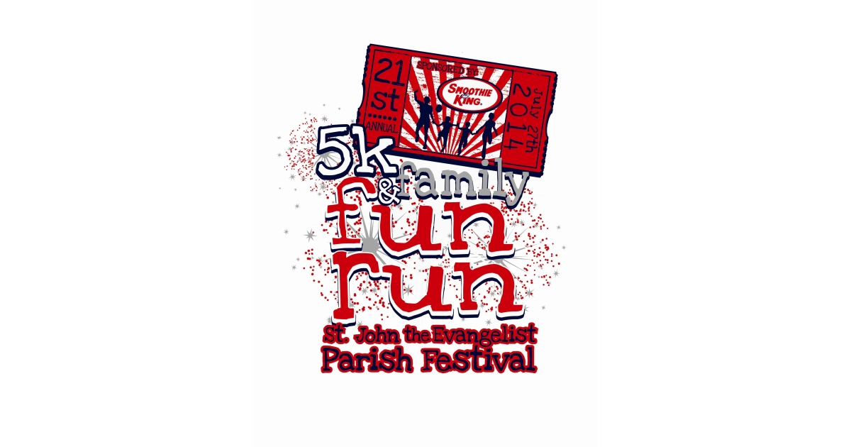 Fun Run Parish St. John Parish Fest Family Fun Run + 5K