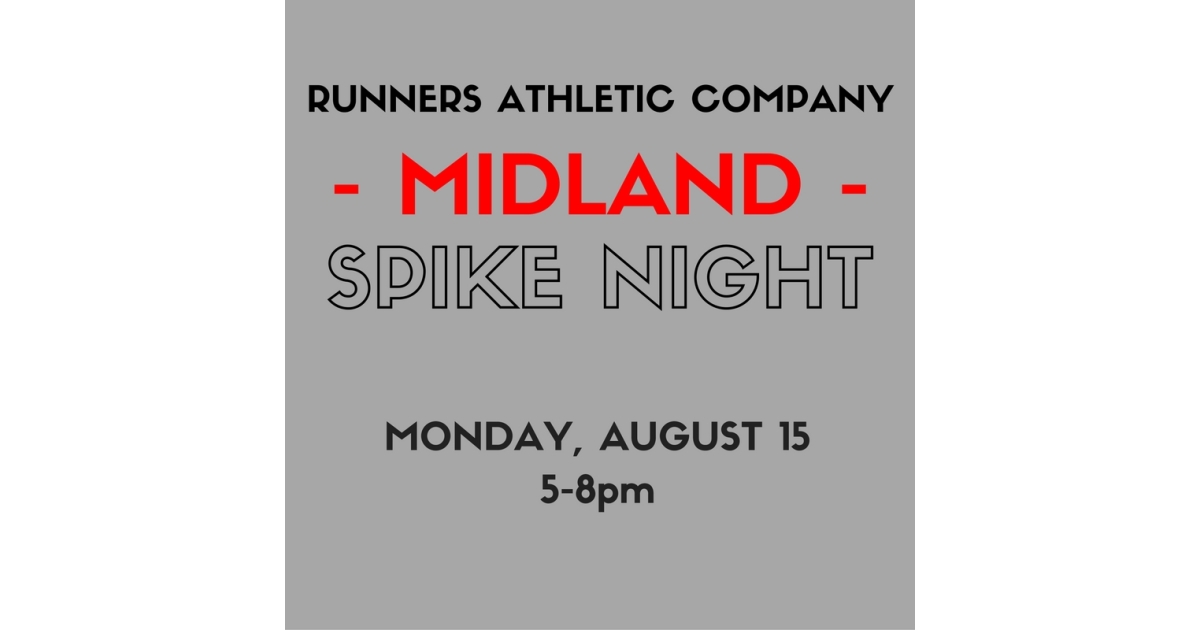 Runners Athletic Co. Spike Night Midland