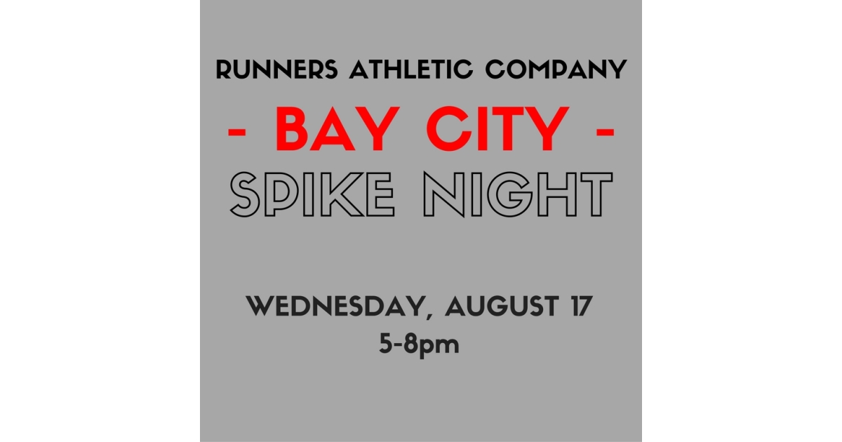 Runners Athletic Co. Spike Night Bay City