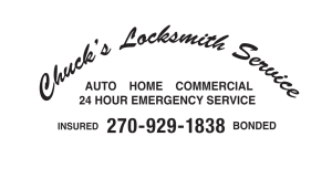 Logo for Chuck's Locksmith