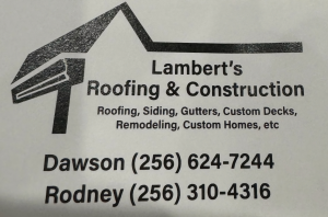 Sponsor Logo for Lambert's Roofing & Construction