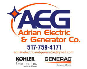Sponsor Logo for Adrian Electric & Generator Co.