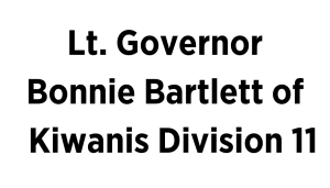 Sponsor Logo for Lt. Governor Bonnie Bartlett of Kiwanis Division 11
