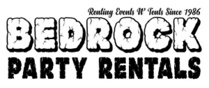 Sponsor Logo for Bedrock Party Rentals