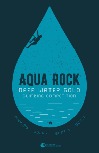 Aqua Rock Deep Water Solo Climbing Competition