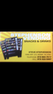 Sponsor Logo for Stephenson Vending Snacks & Drinks