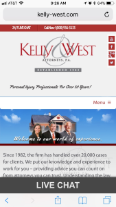 Sponsor Logo for Kelly&West Attorney