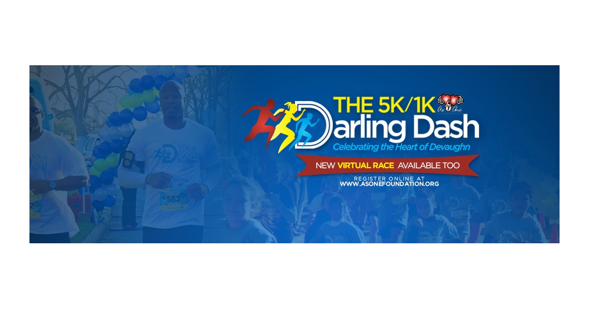 Darling Dash 5k/1k Family Fun Run/ Walk: Celebrating the Heart of Devaughn