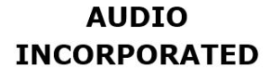 Logo for Audio Incorporated