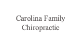 Sponsor Logo for Carolina Family Chiropractic