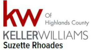 Sponsor Logo for Keller Williams of Highlands County, Suzette Rhoades