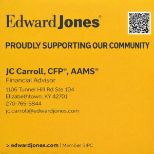 Sponsor Logo for Edward Jones: JC Carroll