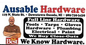 Sponsor Logo for AuSable Hardware