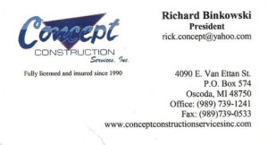 Sponsor Logo for Concept Construction Services, Inc.