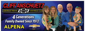 Sponsor Logo for Cliff Anschuetz Chevrolet