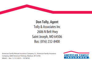 Sponsor Logo for American Family Insurance- Tolly & Associates Inc.