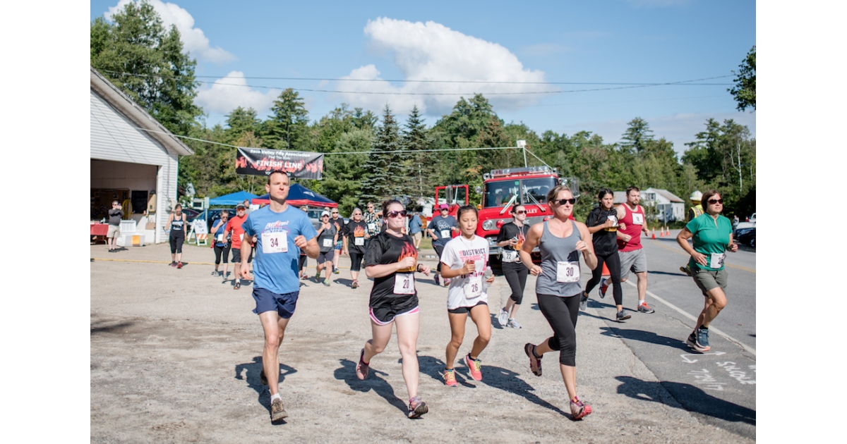 Feel the burn saco valley fire association 5k run walk fundraiser