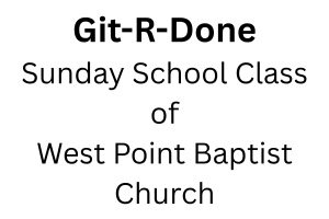 Sponsor Logo for Git-R-Done West Point Baptist Church
