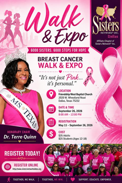6000 Sisters, 6000 Steps for Hope Breast Cancer Walk & Health Expo