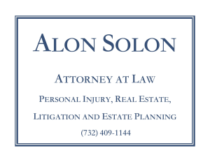 Sponsor Logo for Alon Solon Attorney at Law