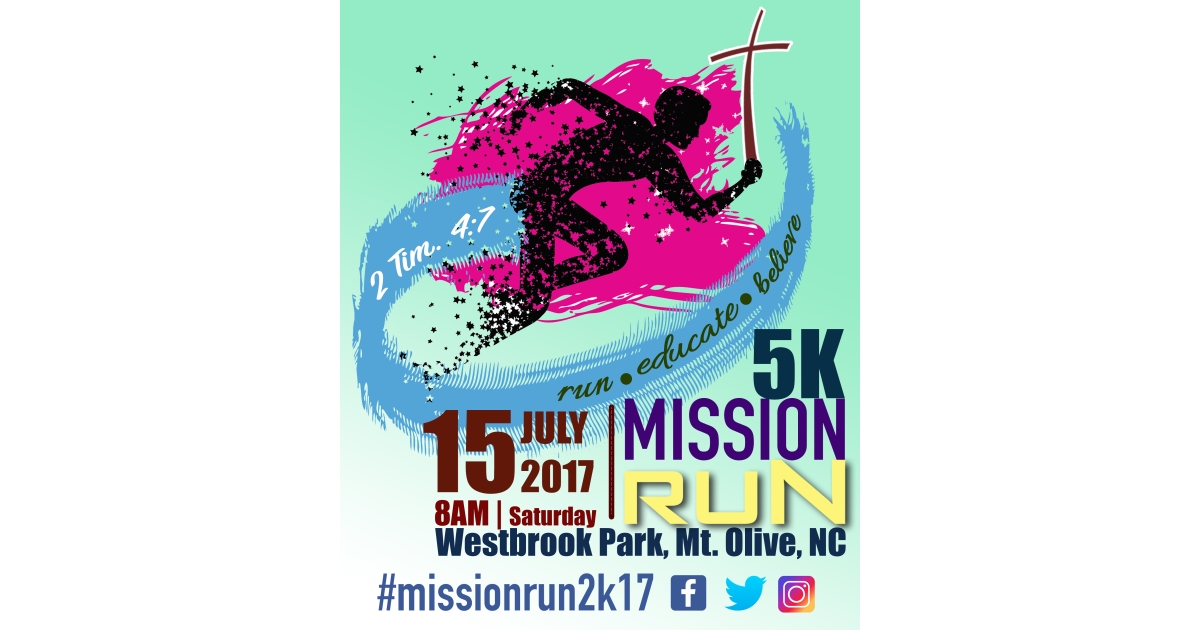 Mission Run 5K Run/Walk: Course Map