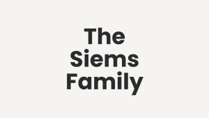 Sponsor Logo for The Siems Family