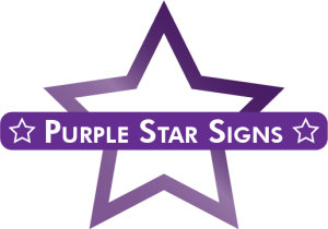 Sponsorship Logo for Purple Star Signs