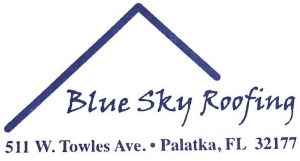 Sponsor Logo for Blue Sky Roofing of N. FL.