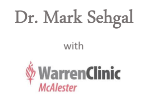 Sponsor Logo for McAlester-Warren Clinic: Dr. Mark Sehgal