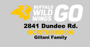 Sponsor Logo for Buffalo Wild Wings GO, the Gillani Family