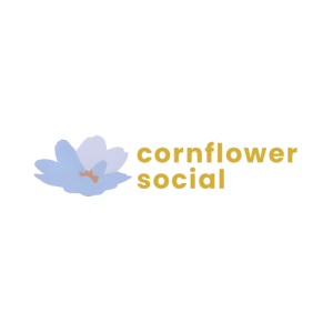 Sponsor Logo for cornflower social