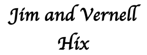 Sponsor Logo for Jim and Vernell HIx