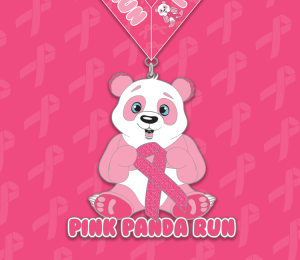 The Pink Panda Virtual Run - 5k/10k/Half Marathon
