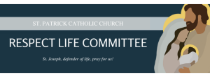 Sponsor Logo for St. Patrick Church Respect Life Committee - Team Speedy