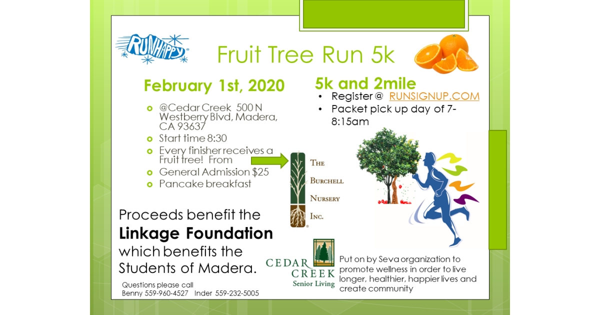 Fruit Tree Run 5k