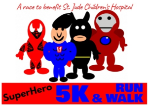 SuperHero 5K / 1 Mile Run / Walk Virtual