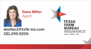 Sponsor Logo for Texas Farm Bureau Insurance - Dana Miller