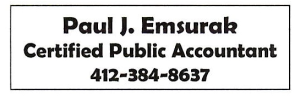 Sponsor Logo for Paul J. Emsurak, C.P.A.
