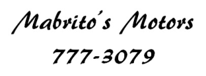 Sponsor Logo for Mabrito's Motors
