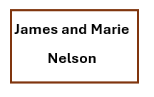 Thank you to our sponsor Logo for James and Marie Nelson