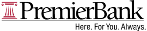 Thank you to our sponsor Logo for Premier Bank