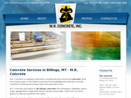 Sponsor Logo for M.R. Concrete, Inc.